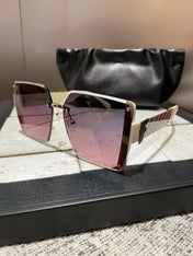 OVERSIZED FF DIAMONDS SQUARE FRAME SUNGLASSES 518548 IN ACETATE