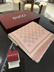 GUCCI 26S SCARF 180 IN CASHMERE AND SILK 309762