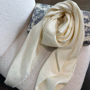 DIOR 26S SCARF 140 IN SILK AND CASHMERE 424258