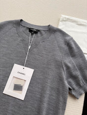 CHANEL 26S SHORT-SLEEVE KNIT TOP 917