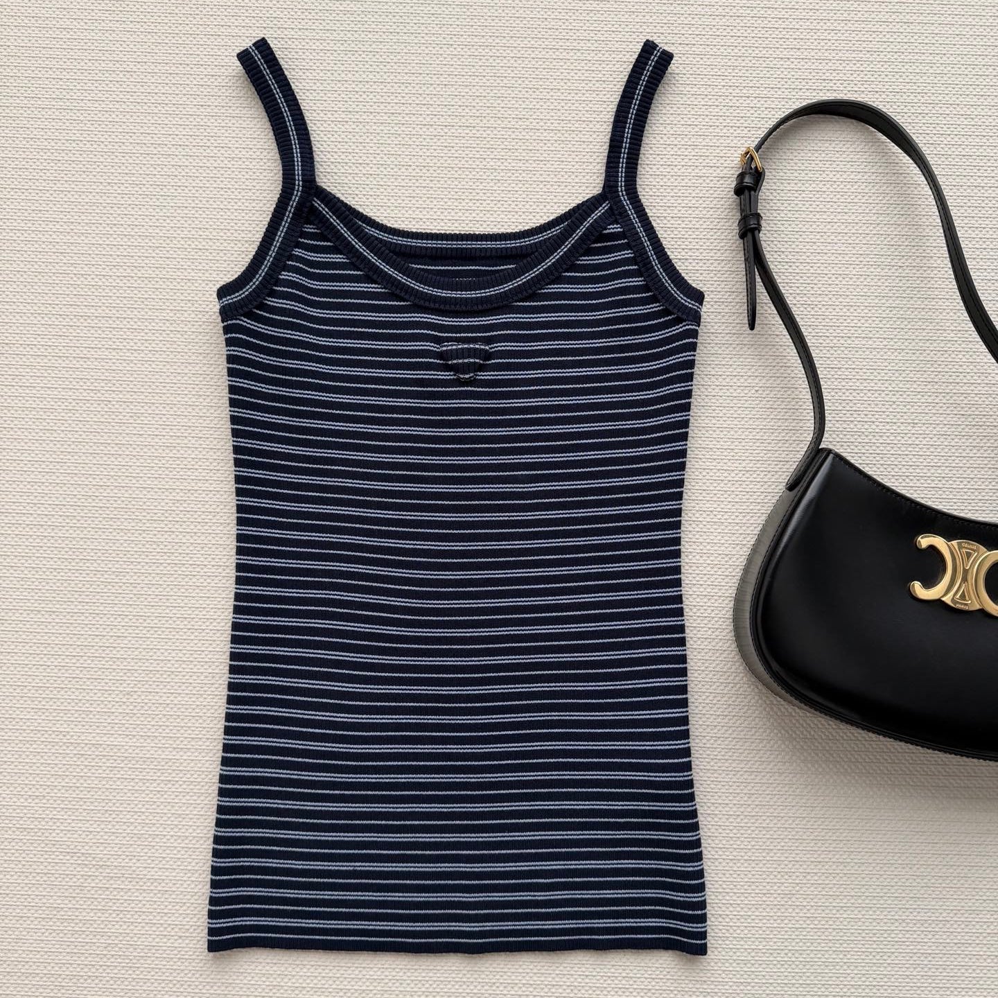 PRADA 26S SPAGHETTI STRAP TOP 761