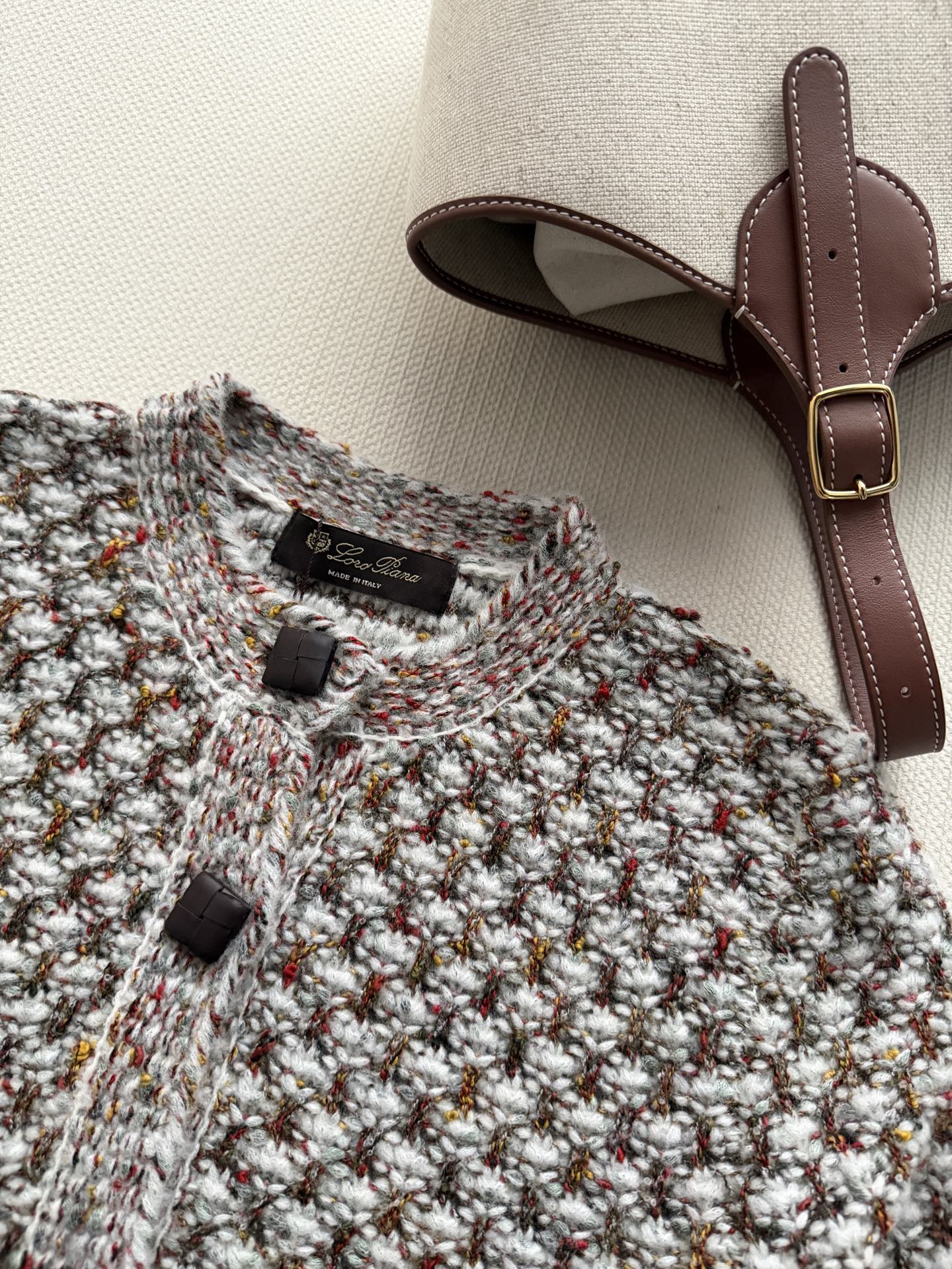 LORO PIANA 26S KNIT CARDIGAN JACKET 894
