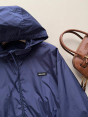 MIUMIU 26S CROPPED WINDBREAKER 1517