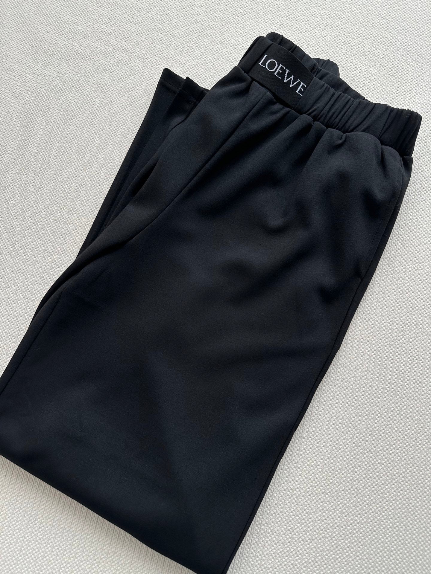 LOEWE 26S ELASTIC-WAIST WIDE-LEG PANTS 637