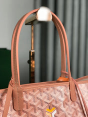 SAINT LOUIS PM 34 IN MANHATTAN PINK GOYARDINE CANVAS AND CALFSKIN