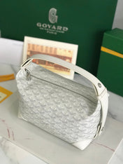 GOYA 26S BOEING 25MM IN CREAM WHITE GOYARDINE CANVAS AND CALFSKIN