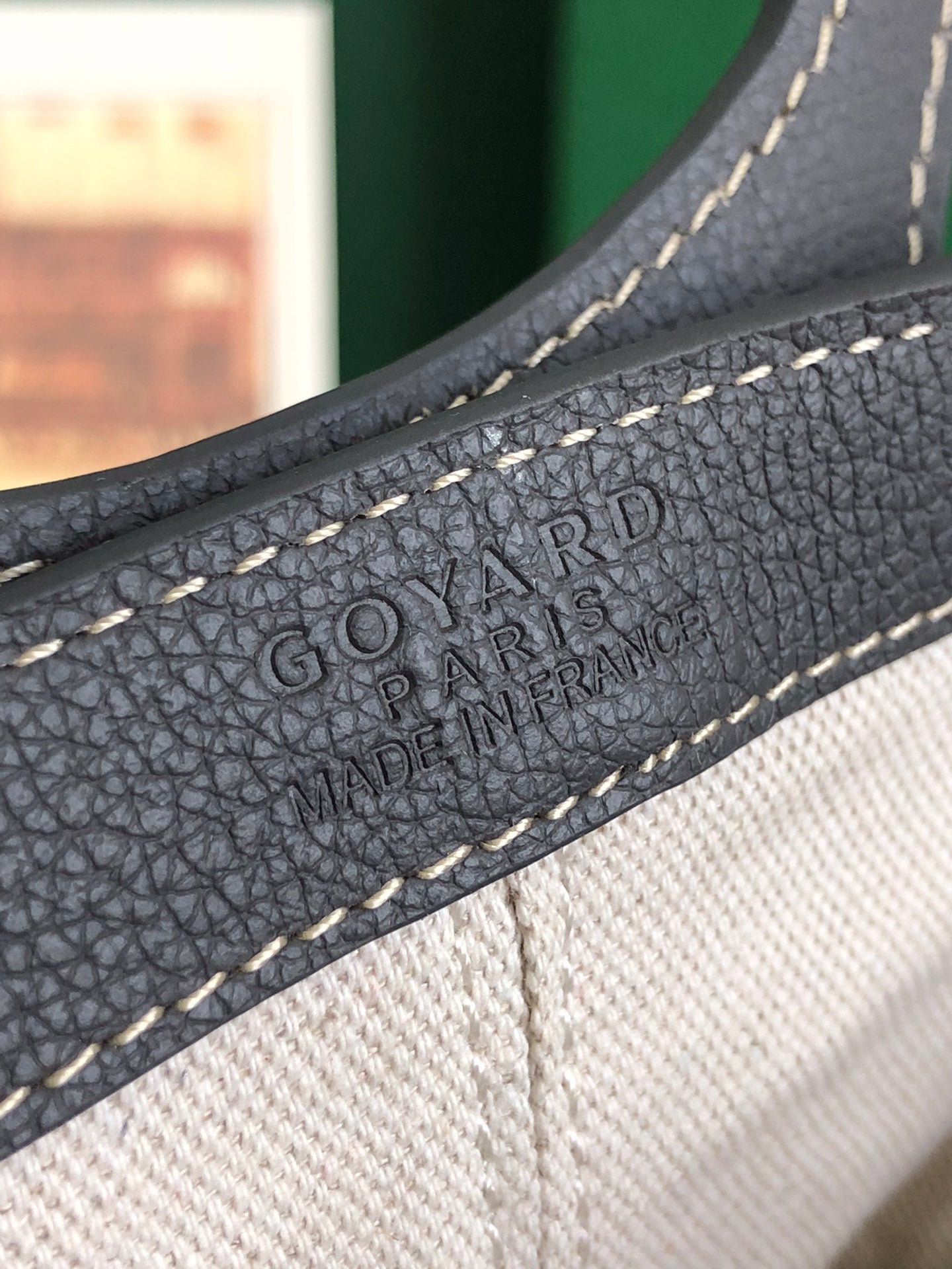 GOYA 26S BELUGA MINI BAG 23MM IN GREY GOYARDINE CANVAS AND CALFSKIN
