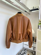 PRADA 26S LEATHER JACKET 1074