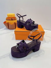 JAM 30 SANDAL IN VIOLET SUEDE
