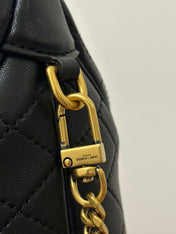 19 FLAP BUCKET BAG BLACK CALFSKIN