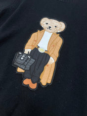 RALPH LAUREN 25S EMBROIDERED BEAR KNITTED SWEATER 252