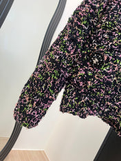 CHANEL 26S PRINTED KNIT JACKET 955