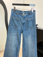 RALPH LAUREN 26S RETRO WIDE-LEG JEANS 536