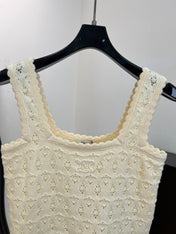 CELINE 26S CROCHET CROP TOP 413