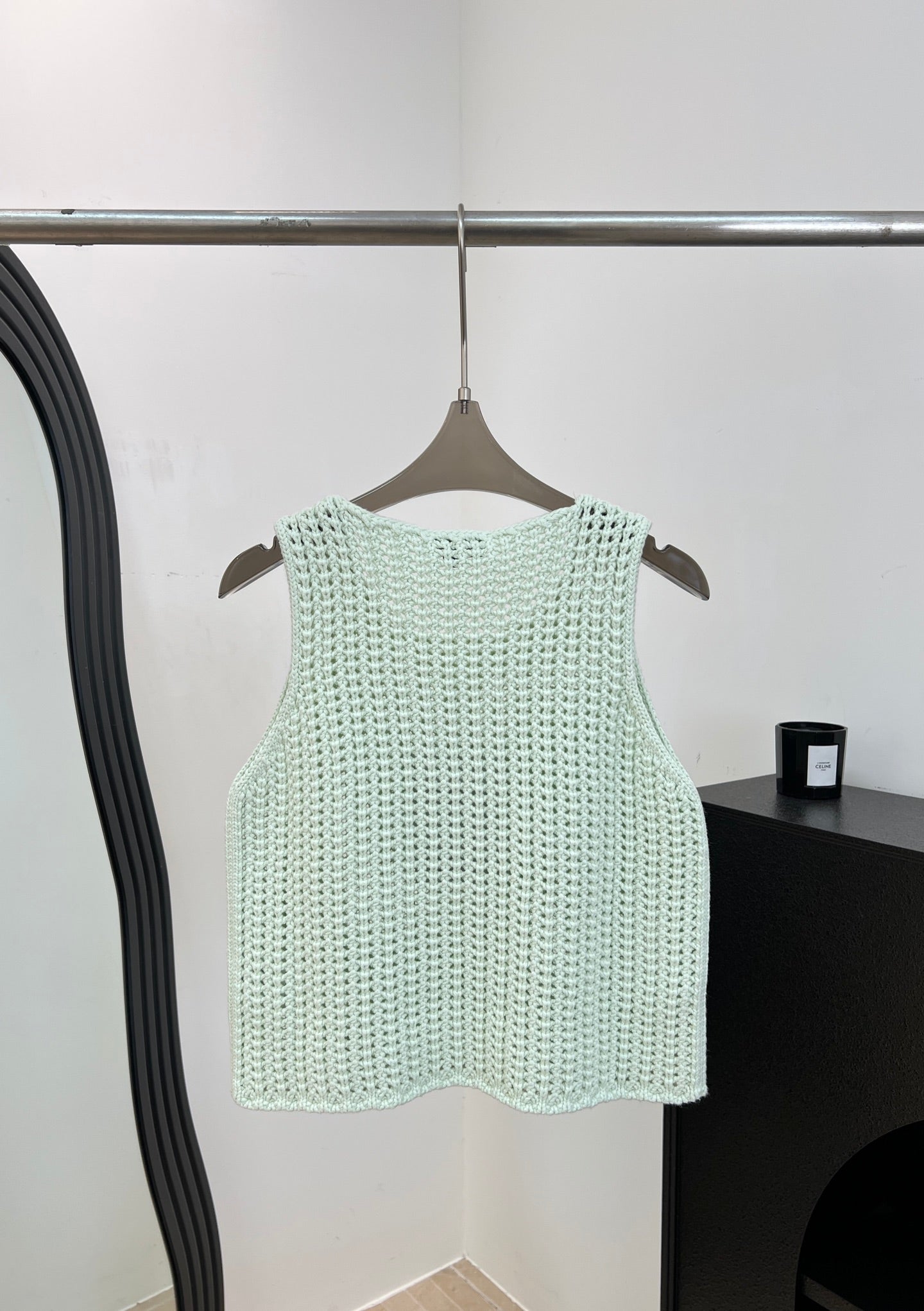 CHANEL 26S SLEEVELESS KNIT TOP 1496