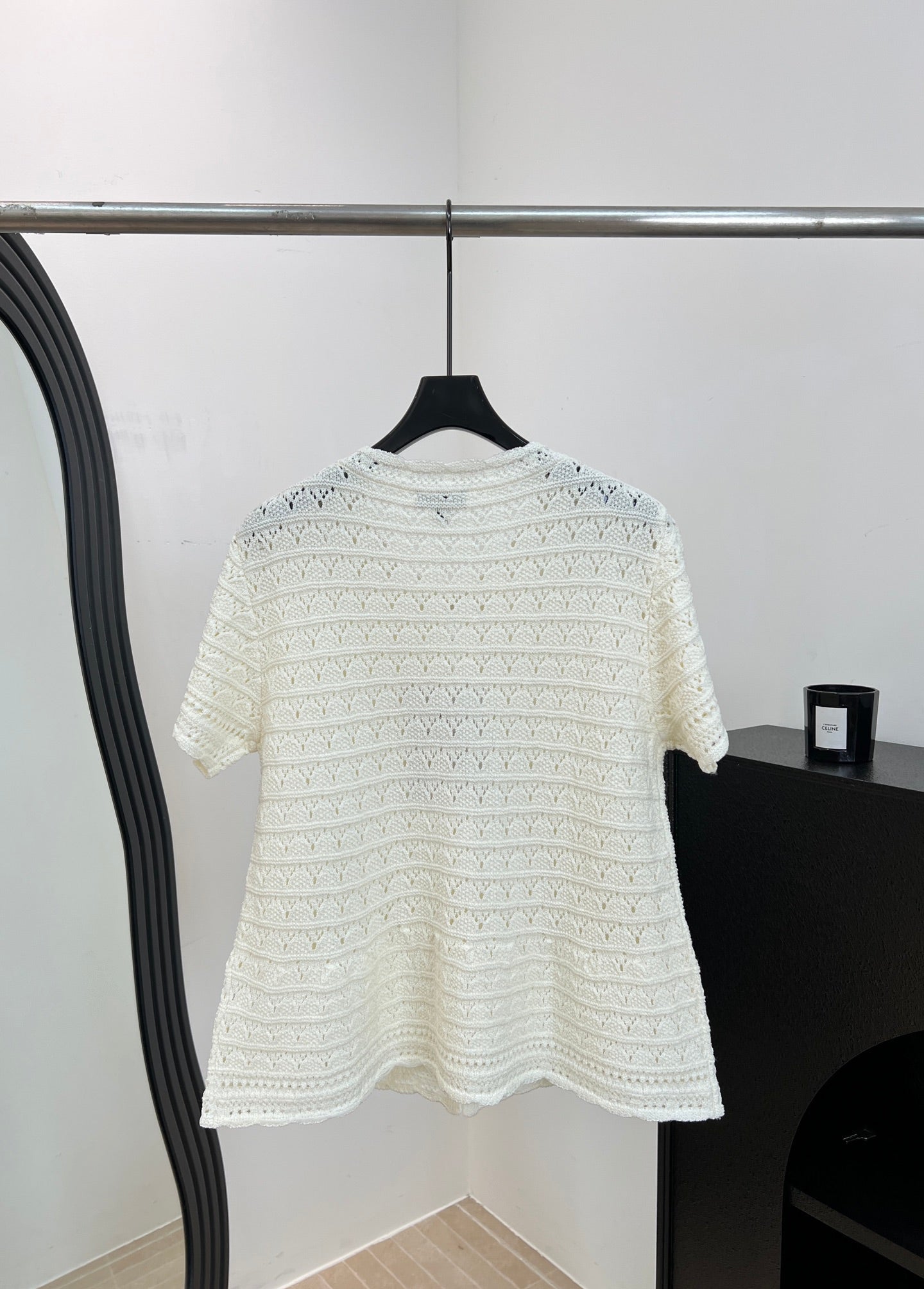 CHANEL 26S SHORT-SLEEVE KNIT CARDIGAN 1415