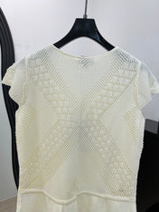 CHANEL 26S SHORT-SLEEVE KNIT TOP 1484
