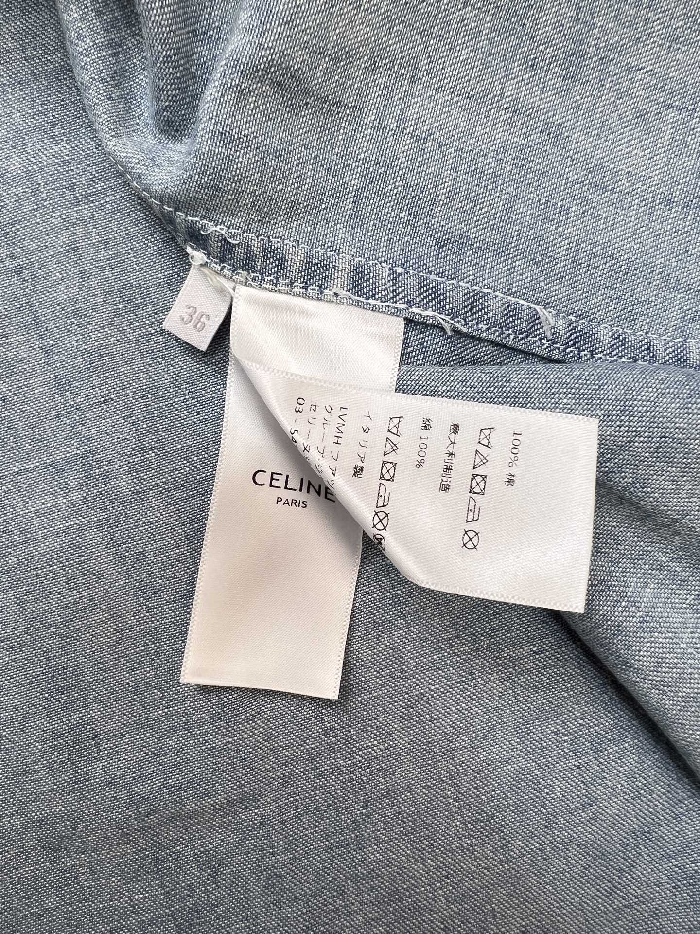CELINE 26S DENIM SHIRT 625