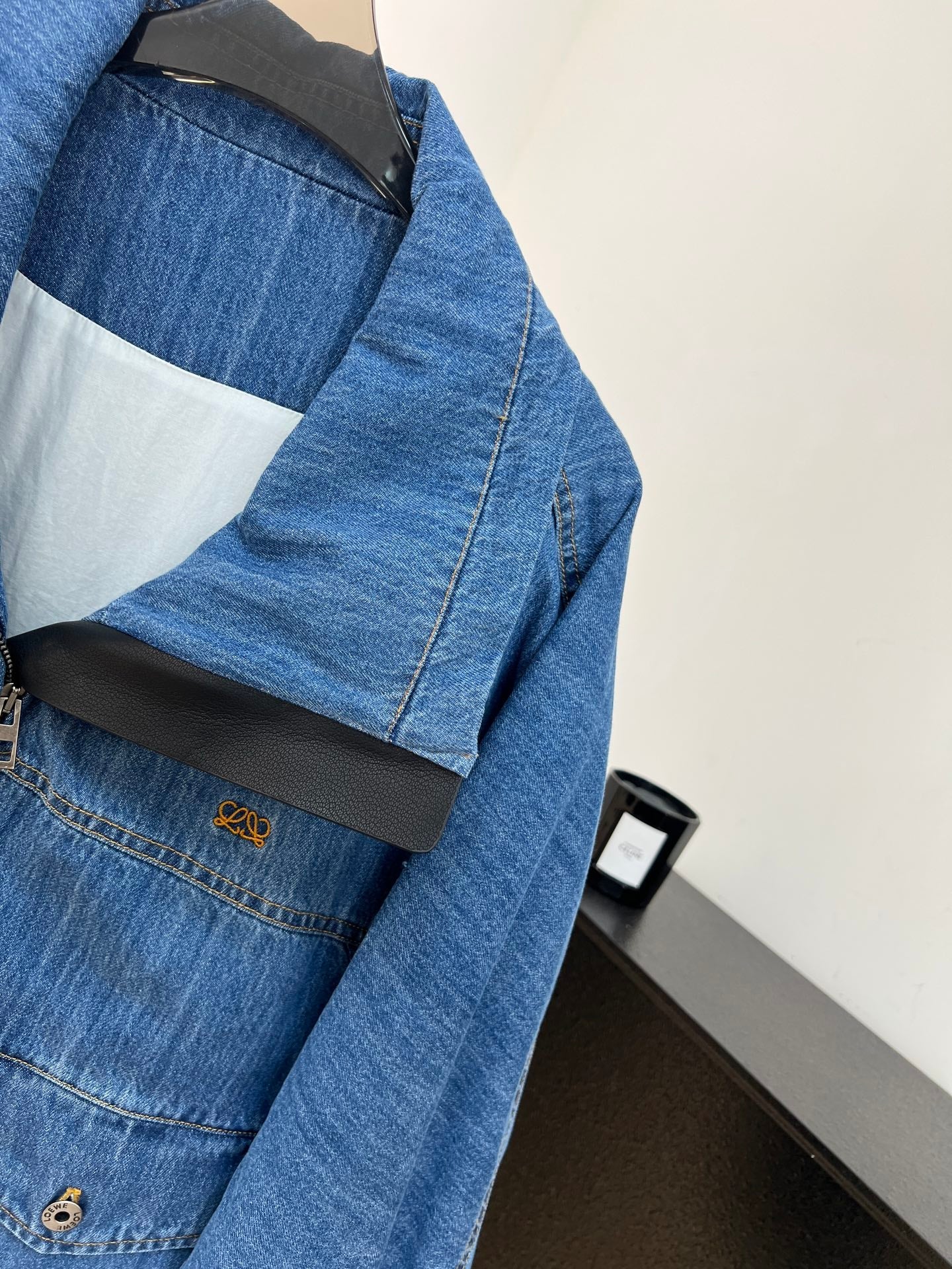 LOEWE 26S DENIM ZIP-UP JACKET 675