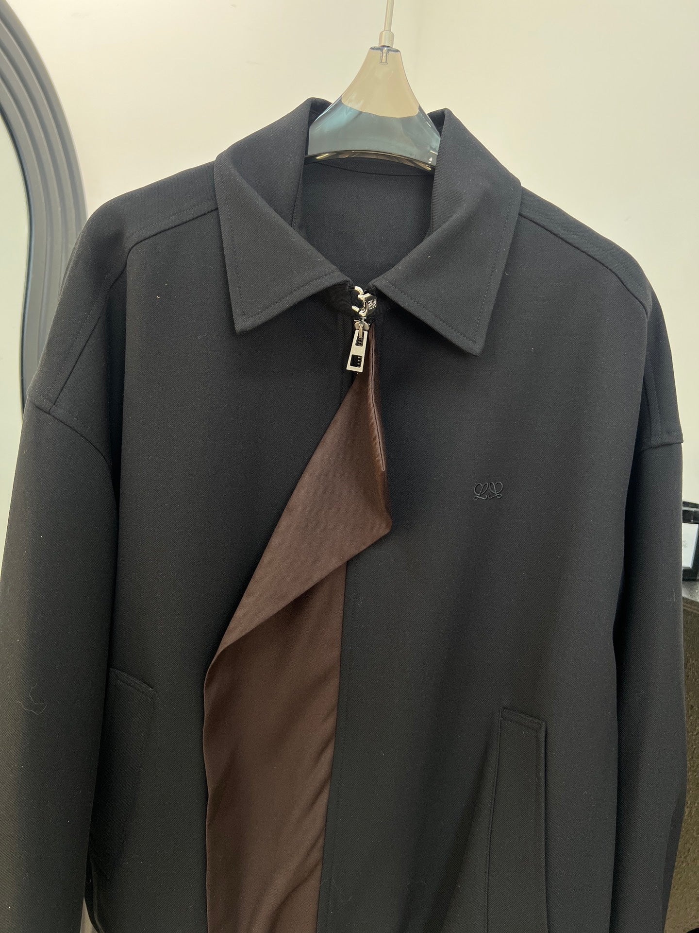LOEWE 26S ZIP-UP COLLAR JACKET 674
