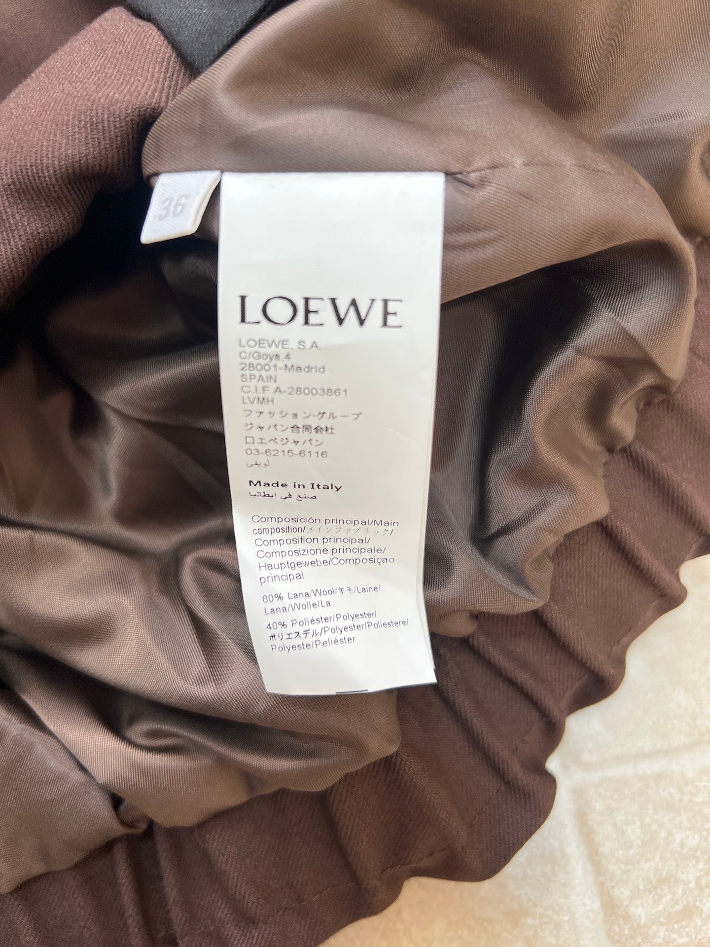 LOEWE 26S ZIP-UP COLLAR JACKET 673