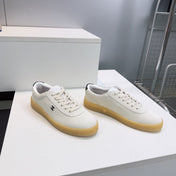 CHANEL 26S GUM SOLE SNEAKERS IN OFF-WHITE SUEDE