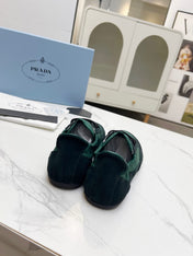 COLLAPSE SNEAKERS IN BLACK SUEDE AND FOREST GREEN NYLON
