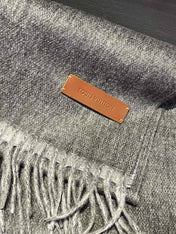 SCARF 180 CM IN DARK GRAY CASHMERE 396480