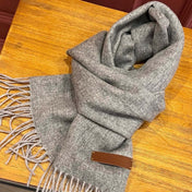 SCARF 180 CM IN DOVE GRAY CASHMERE 396481
