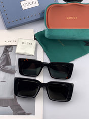 CHUNKY RECTANGULAR FRAME SUNGLASSES G204 IN ACETATE
