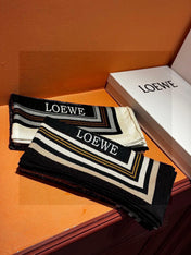 LOEWE 25S SCARF 140 IN CASHMERE SILK 738548
