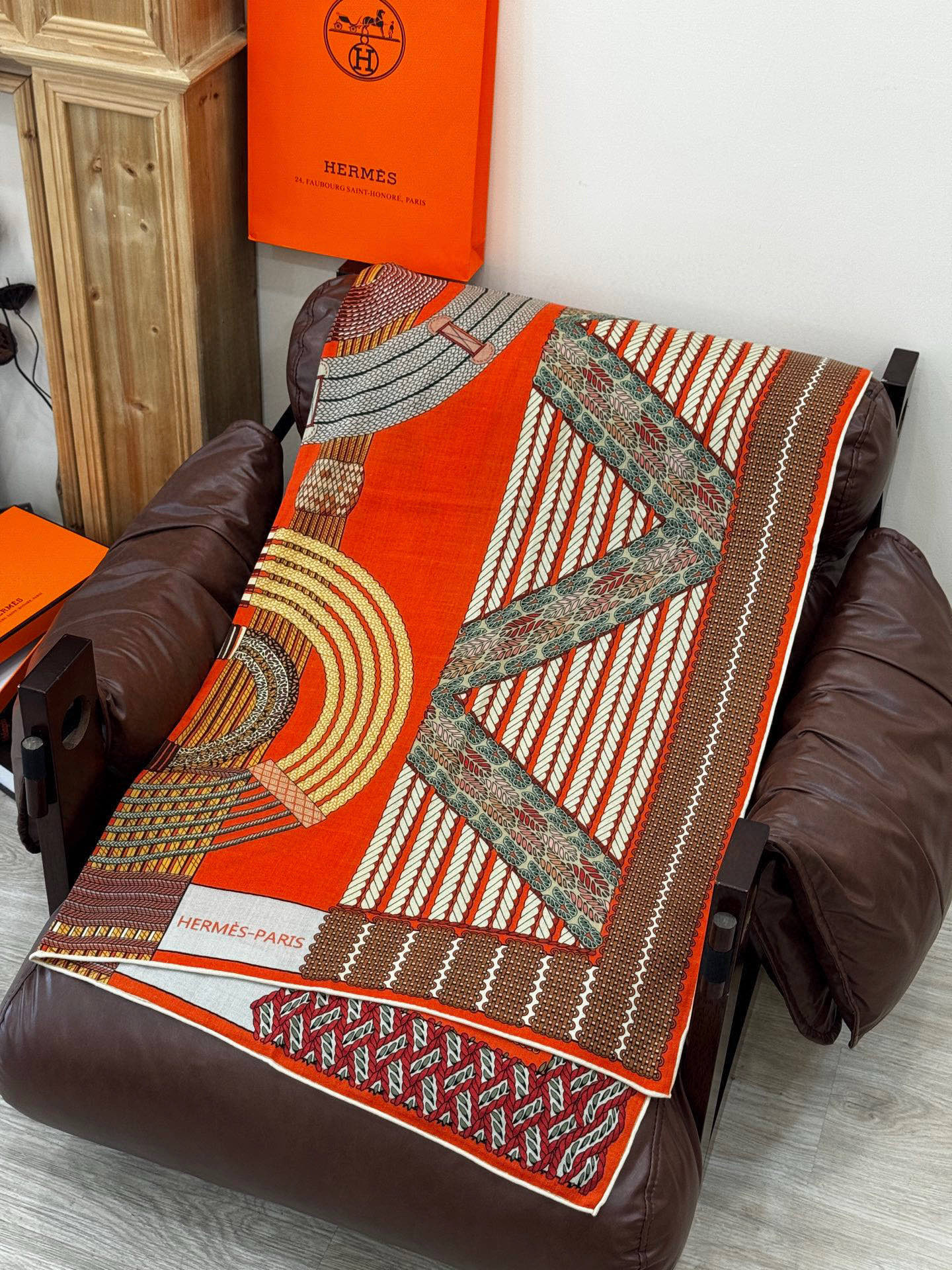 HERMES 25S SCARF 140 IN SILK 854806