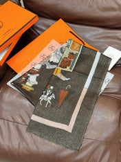 HERMES 25S SCARF 200 IN SILK 856441