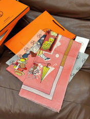 HERMES 25S SCARF 200 IN SILK 856442