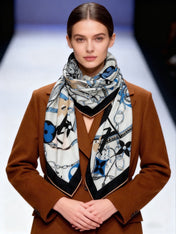 LV 26S SCARF 135 IN CASHMERE AND SILK 281169