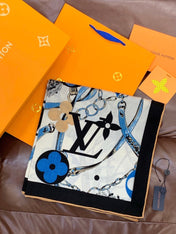 LV 26S SCARF 135 IN CASHMERE AND SILK 281169