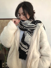 LV 26S SCARF 200 IN CASHMERE AND SILK 316732