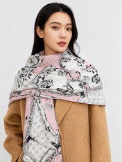 LV 26S SCARF 135 IN CASHMERE AND SILK 316779