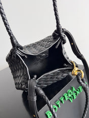 BV Small Parachute 21 Black Lambskin Ghw