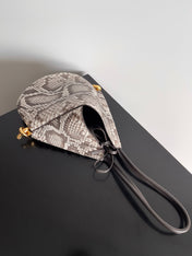 SMALL SOLSTICE 30 IN SNAKE PATTERN CALFSKIN