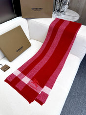 SCARF 190 CM IN CHERRY RED CASHMERE  398397