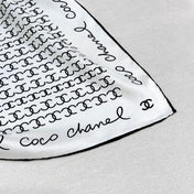 CHANEL 25S SCARF 90 IN SILK 732138