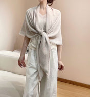 CHANEL 26S SCARF 140 IN CASHMERE AND SILK 304551