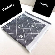 CHANEL 26S SCARF 140 IN CASHMERE AND SILK 304552