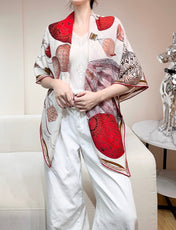LV 26S SCARF 140 IN CASHMERE AND SILK 319695