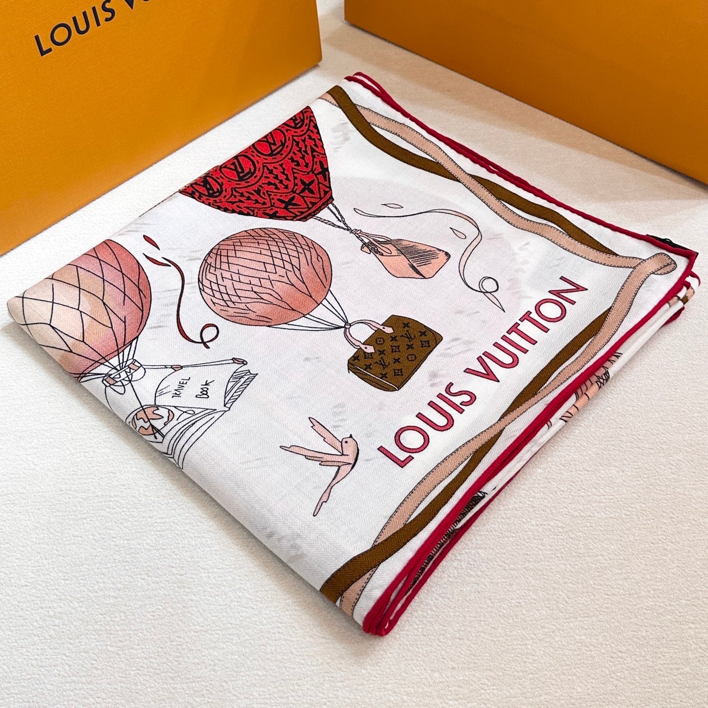 LV 26S SCARF 140 IN CASHMERE AND SILK 319695