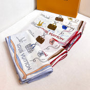 LV 26S SCARF 140 IN CASHMERE AND SILK 319695