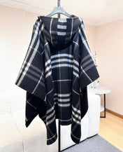 BURBERRY 26S HOODED CAPE 176 IN CASHMERE 304564