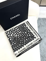 CHANEL 26S SCARF 140 IN SILK AND CASHMERE 313241