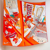 HERMES 26S SCARF 90 IN SILK 304329